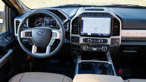 Siêu bán tải Ford Super Duty 2022 ra mắt: Nâng cấp công nghệ và kiểu dáng 2022-ford-super-duty-interior.jpg