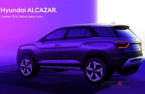 Hyundai Alcazar 2021 ra mắt: Mẫu SUV 7 chỗ mới, cạnh tranh Honda CR-V hyundai-alcazar-rear-quarter-teaser-7c90.jpg