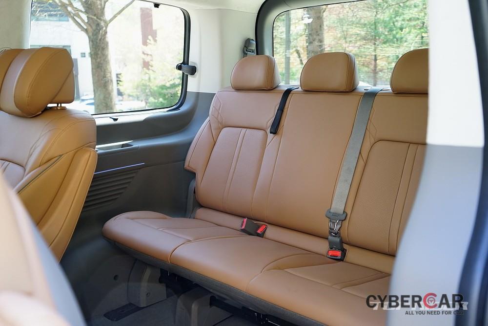 Hàng ghế thứ 3 của Hyundai Staria 2021