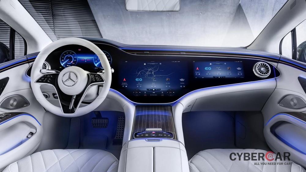 Nội thất bên trong Mercedes-Benz EQS 2022