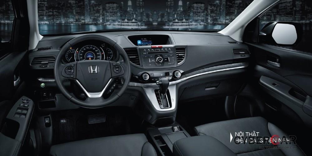 Nội thất bên trong Honda CR-V 2.0AT 2014 cũng khá vừa đủ.