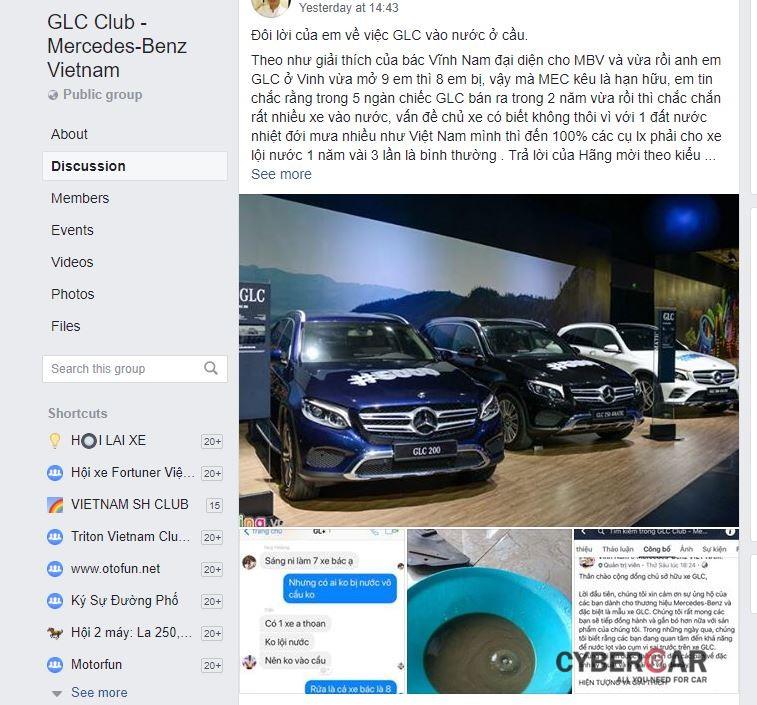 Mercedes-Benz Việt Nam chính thức đưa ra phản hồi về việc nước lọt cầu xe GLC