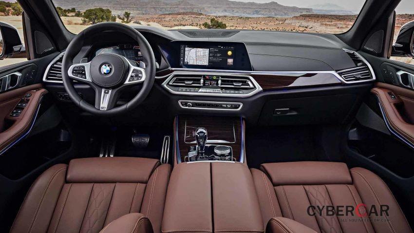 Thiết kế nội thất của BMW X5 2019