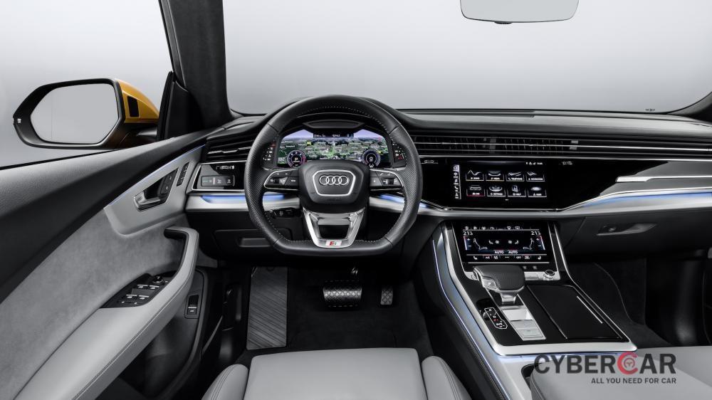 Thiết kế nội thất sang trọng và công nghệ cao của Audi Q8 mới