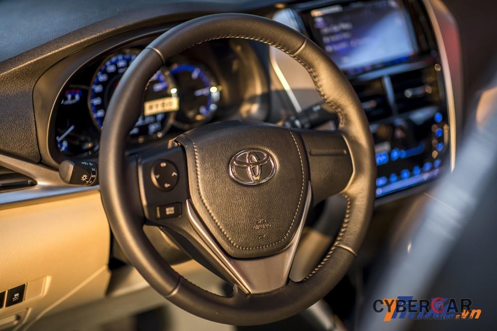 Toyota Vios 1.5G mang lại cảm giác khá lịch sự.