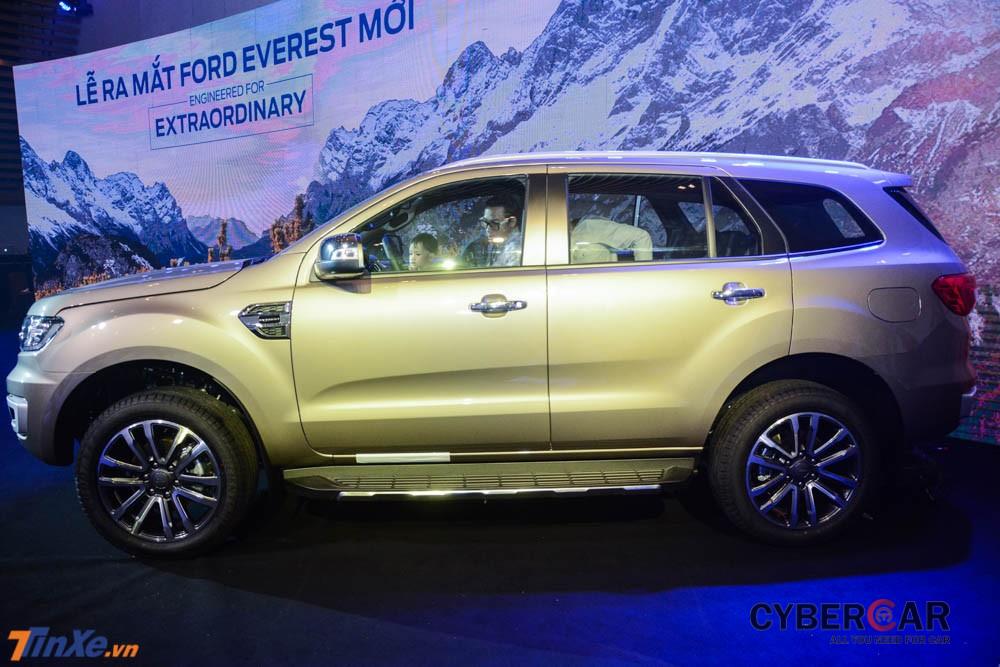 Riêng Ford Everest phiên bản Titanium cao cấp lần đầu tiên được tích hợp công nghệ cảnh báo va chạm phía trước