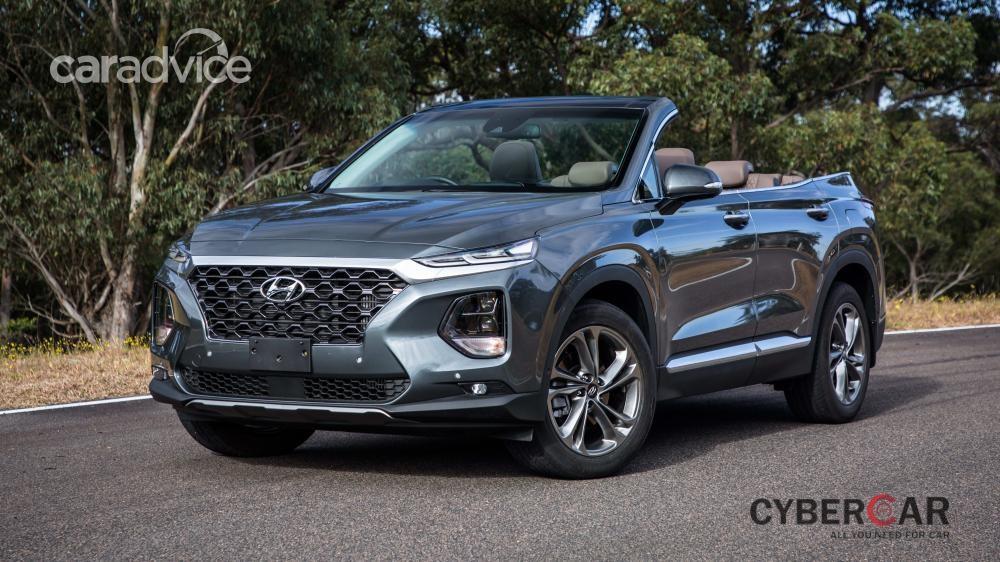 Vẻ ngoài của Hyundai Santa Fe Cabriolet 2019