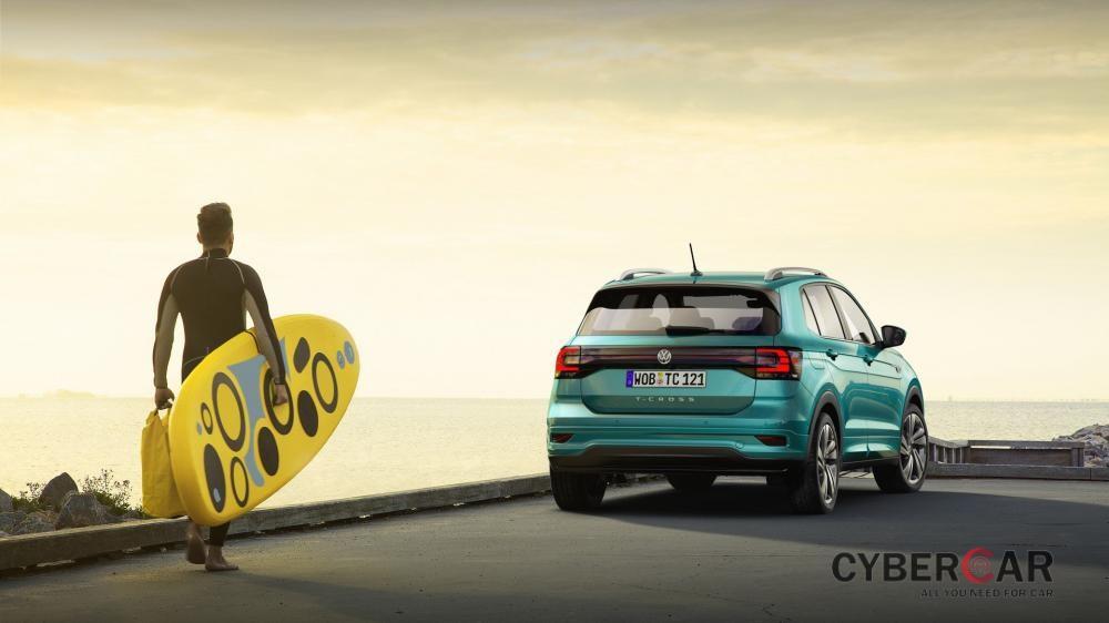 T-Cross 2019 được trang bị cụm đèn hậu không giống bất kỳ mẫu xe Volkswagen nào
