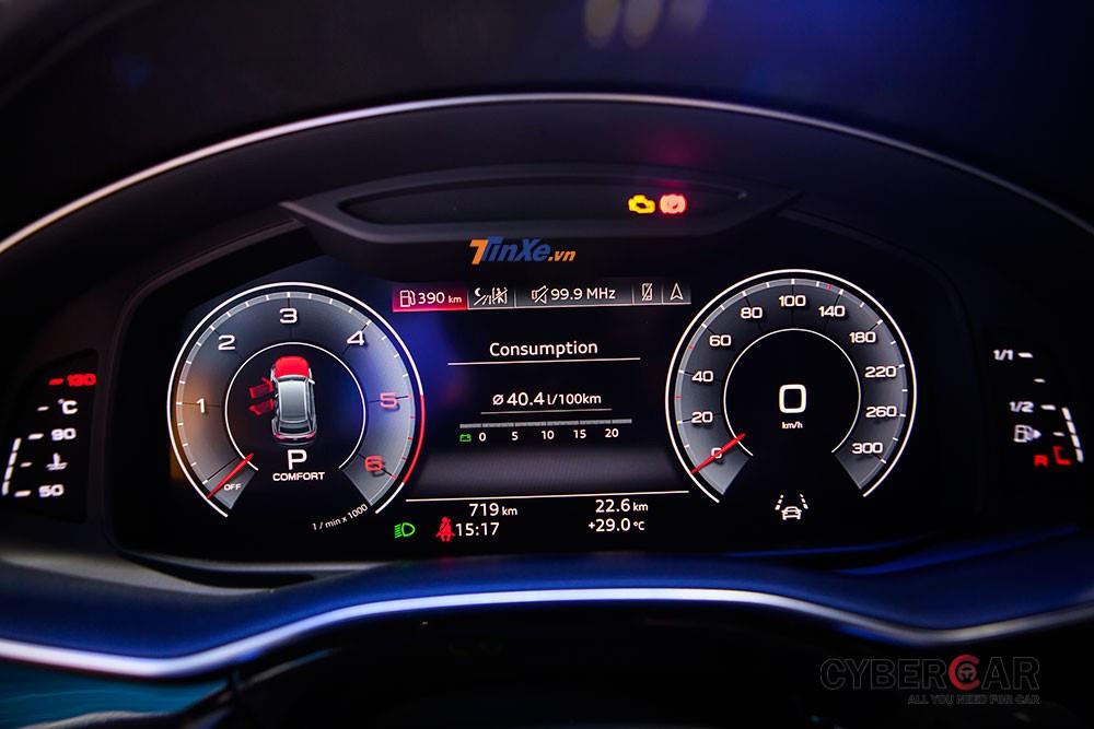 Bảng đồng hồ của Audi Q8