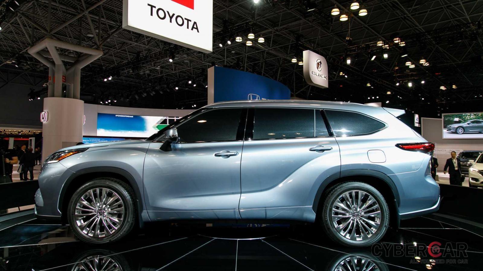 Toyota Highlander 2020 dài hơn 60 mm so với thế hệ cũ