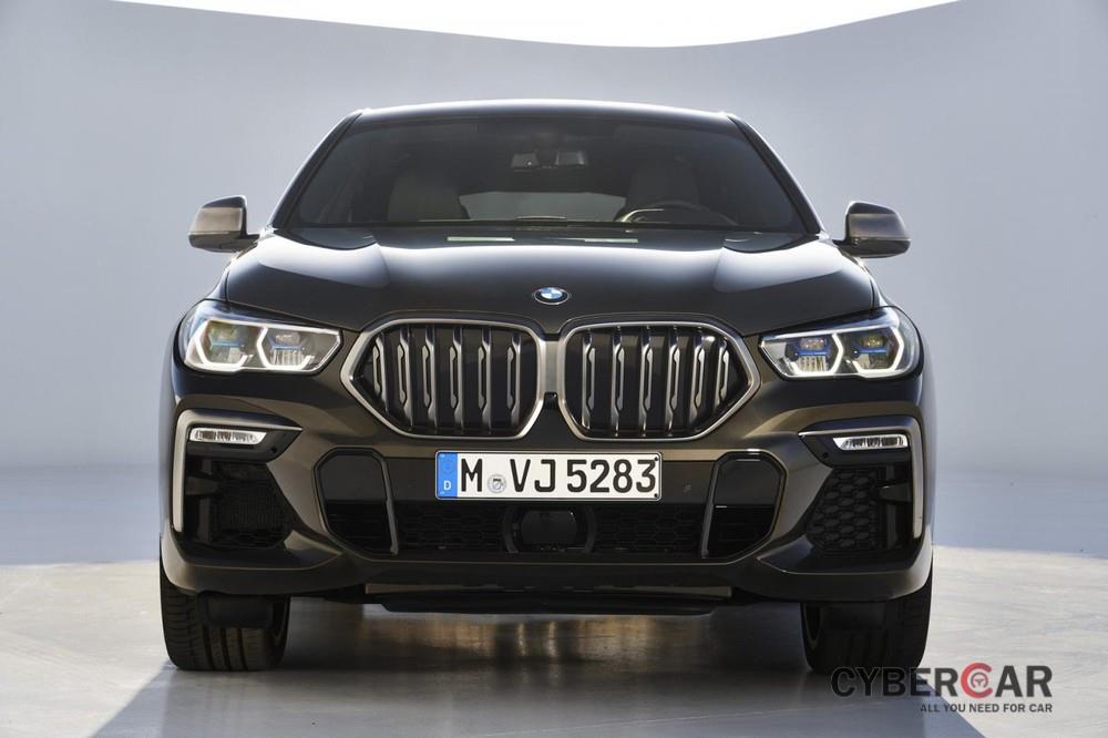 Cận cảnh thiết kế đầu xe của BMW X6 2020