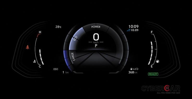 Bảng đồng hồ kỹ thuật số của Lexus NX 2022