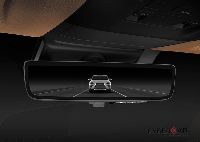 Gương chiếu hậu kỹ thuật số của Lexus NX 2022