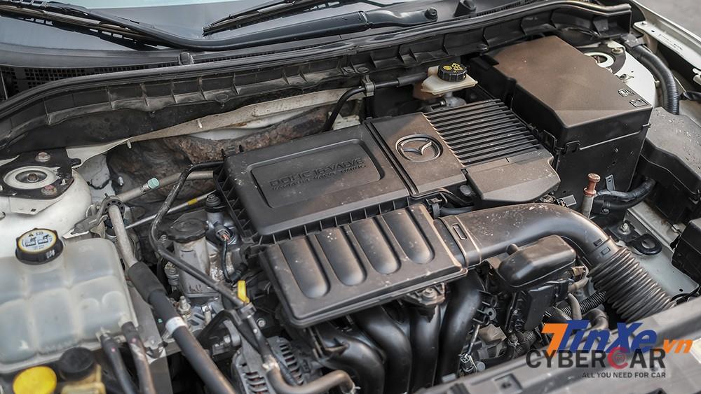 Động cơ DOHC dung tích 1.6L của Mazda3 2011 thoải mái sử dụng cho mọi nhu cầu vận hành tại Việt Nam.
