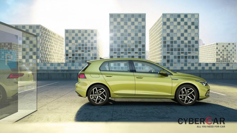 Volkswagen Golf 2020 có kích thước nhỉnh hơn trước một chút