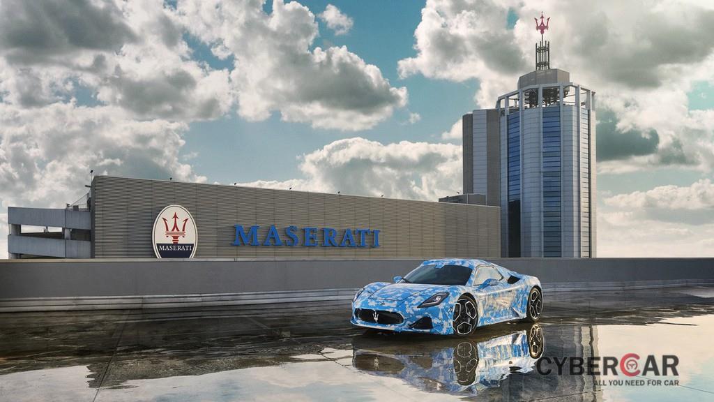 Hé lộ siêu xe mui trần Maserati MC20 Cabrio hoàn toàn mới ảnh 1