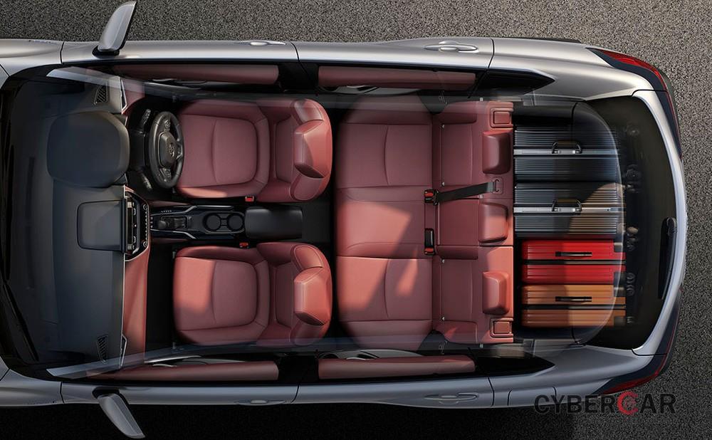 Bên trong Toyota Corolla Cross 2020 là nội thất 5 chỗ ngồi
