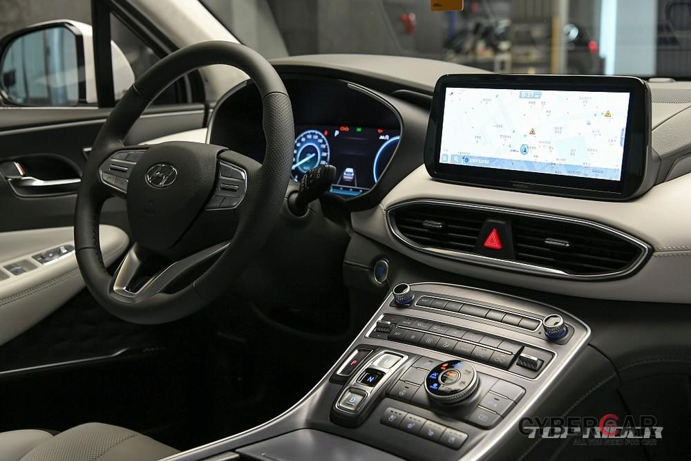 Nội thất bên trong Hyundai Santa Fe 2021 bản nội địa Hàn Quốc
