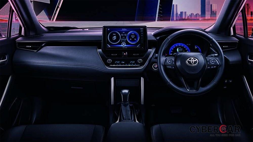 Nội thất của Toyota Corolla Cross GR Sport 2022 tại Thái Lan