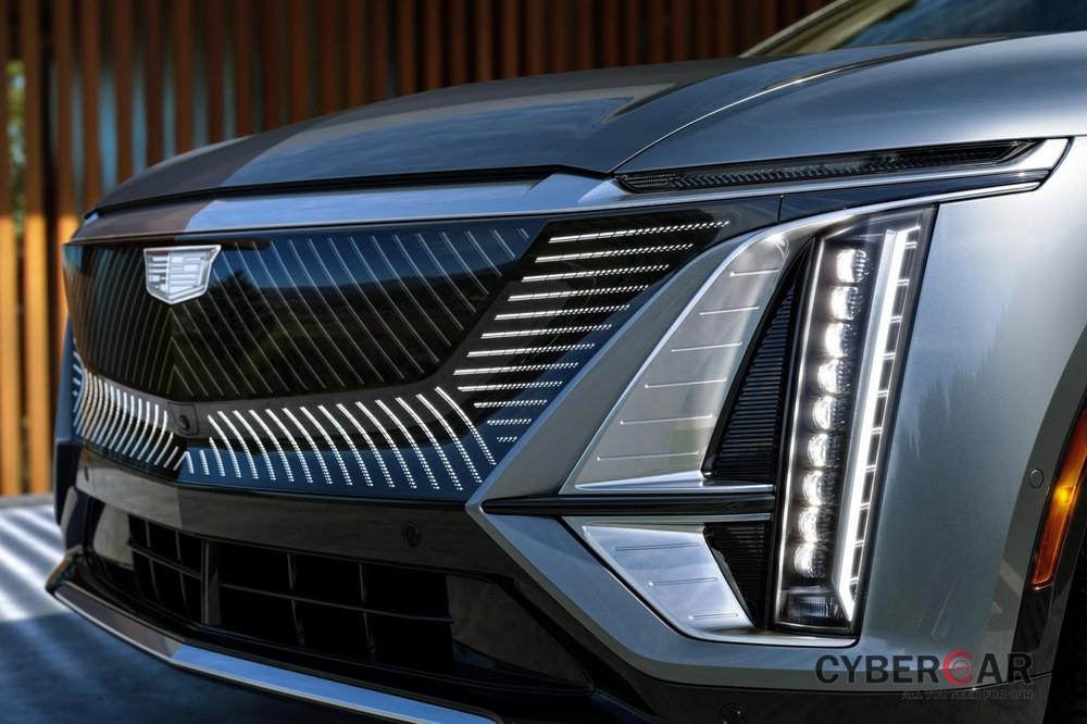 Cận cảnh đầu xe của Cadillac Lyriq 2023