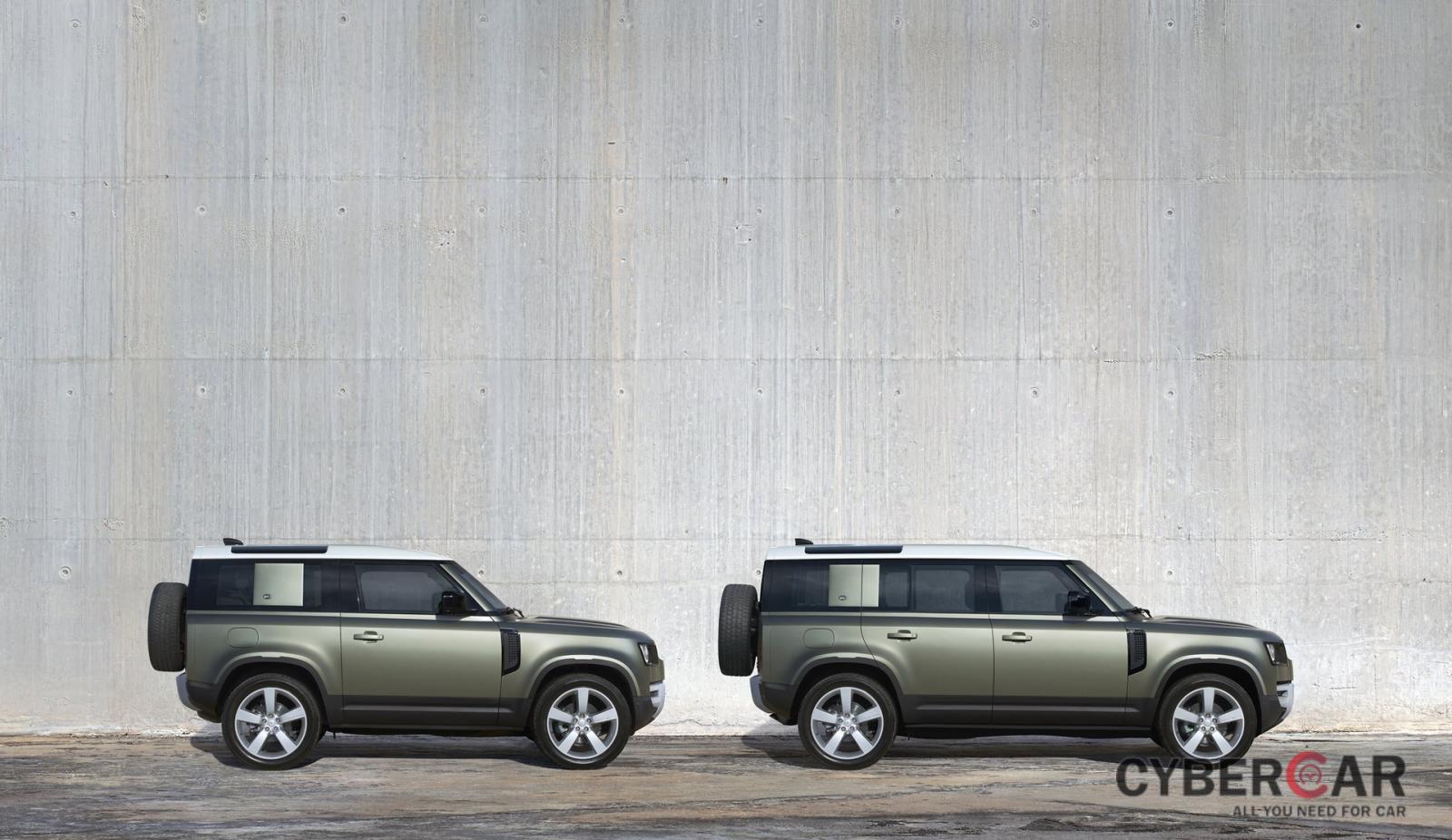 Land Rover Defender 2021 thiết kế đặc trưng, dễ nhận biết.