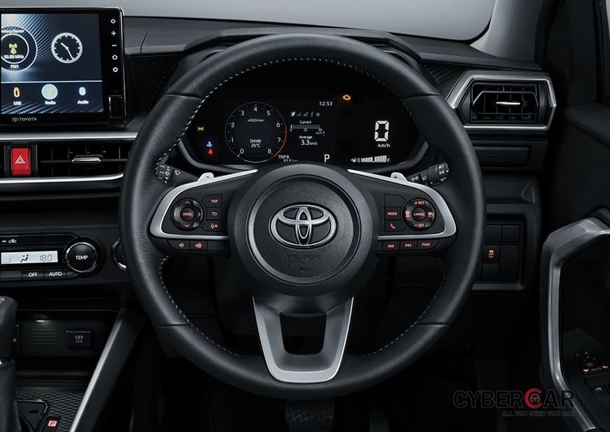 Toyota Raize 2021 bản cao cấp nhất có lẫy chuyển số sau vô lăng