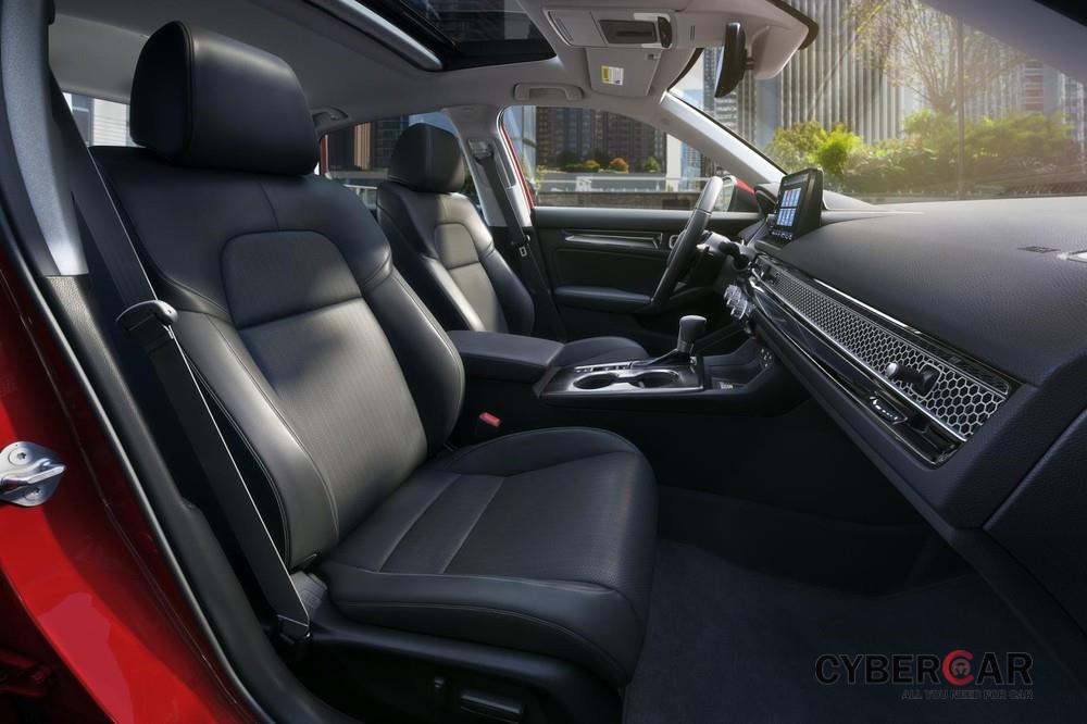 Honda Civic 2022 được trang bị ghế trước mới