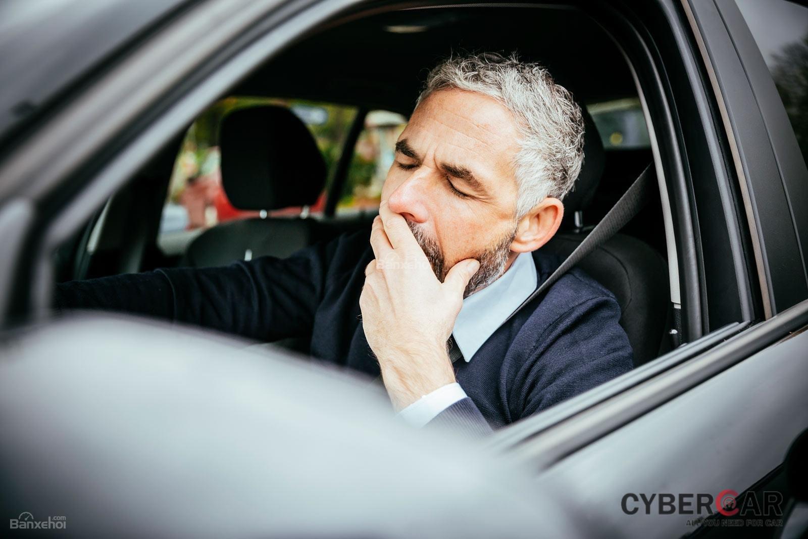 7 thói quen gây xao nhãng khi lái xe ô tô: Lái xe khi đang buồn ngủ z