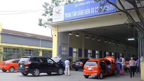 Trung tâm đăng kiểm xe cơ giới tại Hà Nội.