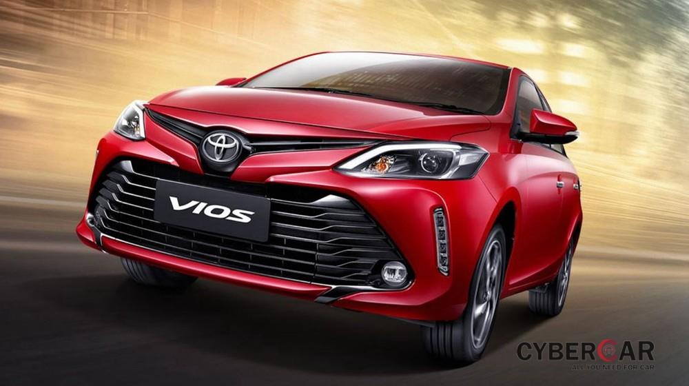 Toyota Vios đang bán tại Thái Lan