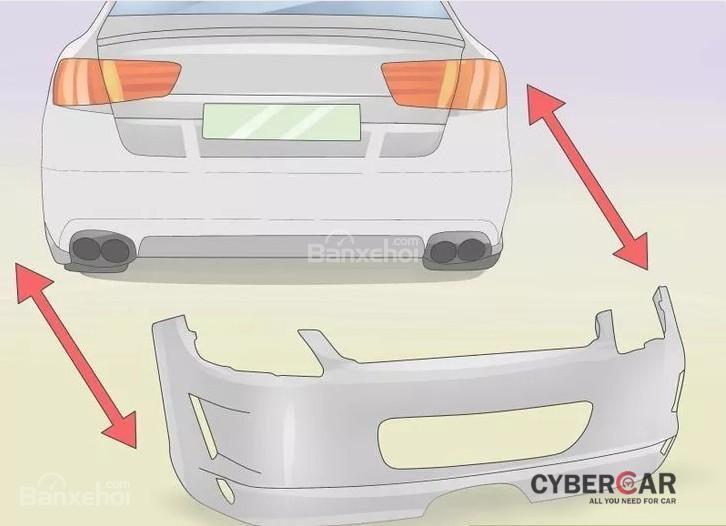 Hướng dẫn độ bodykit cho xe ô tô tại nhà: Đối với cản sau a3