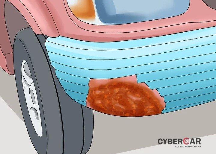 Cách xử lý các vết gỉ sét trên xe ô tô 2