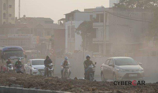 Ô nhiễm không khí tại Hà Nội ảnh hưởng thế nào đối với xe hơi? a1