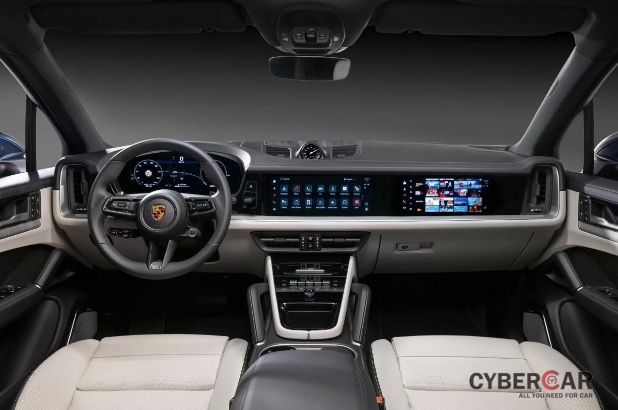 Porsche Cayenne 2024 hé lộ nội thất mới với màn hình dành cho hành khách 2024-porsche-cayenne-2.jpg