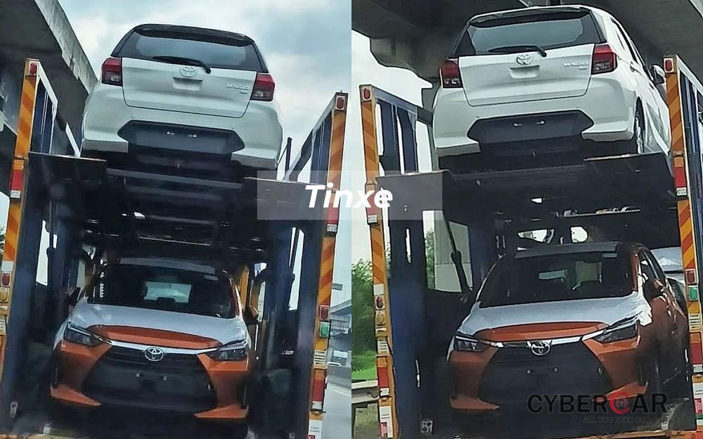 Toyota Wigo 2023 dành cho Việt Nam được vận chuyển trên đường phố Indonesia
