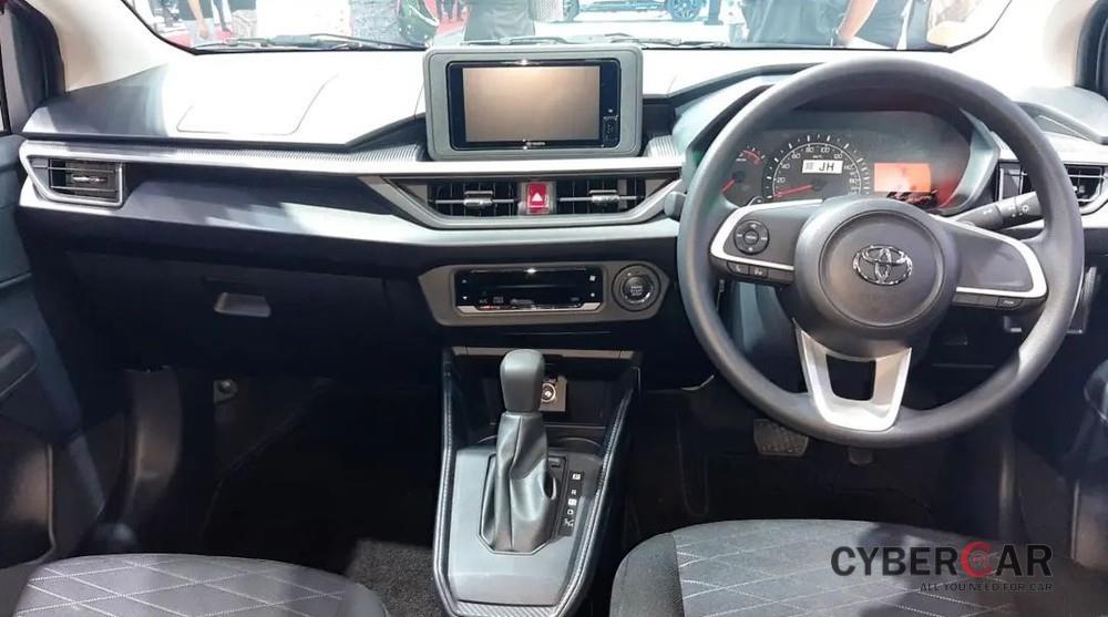 Nội thất của Toyota Wigo 2023 tại Indonesia