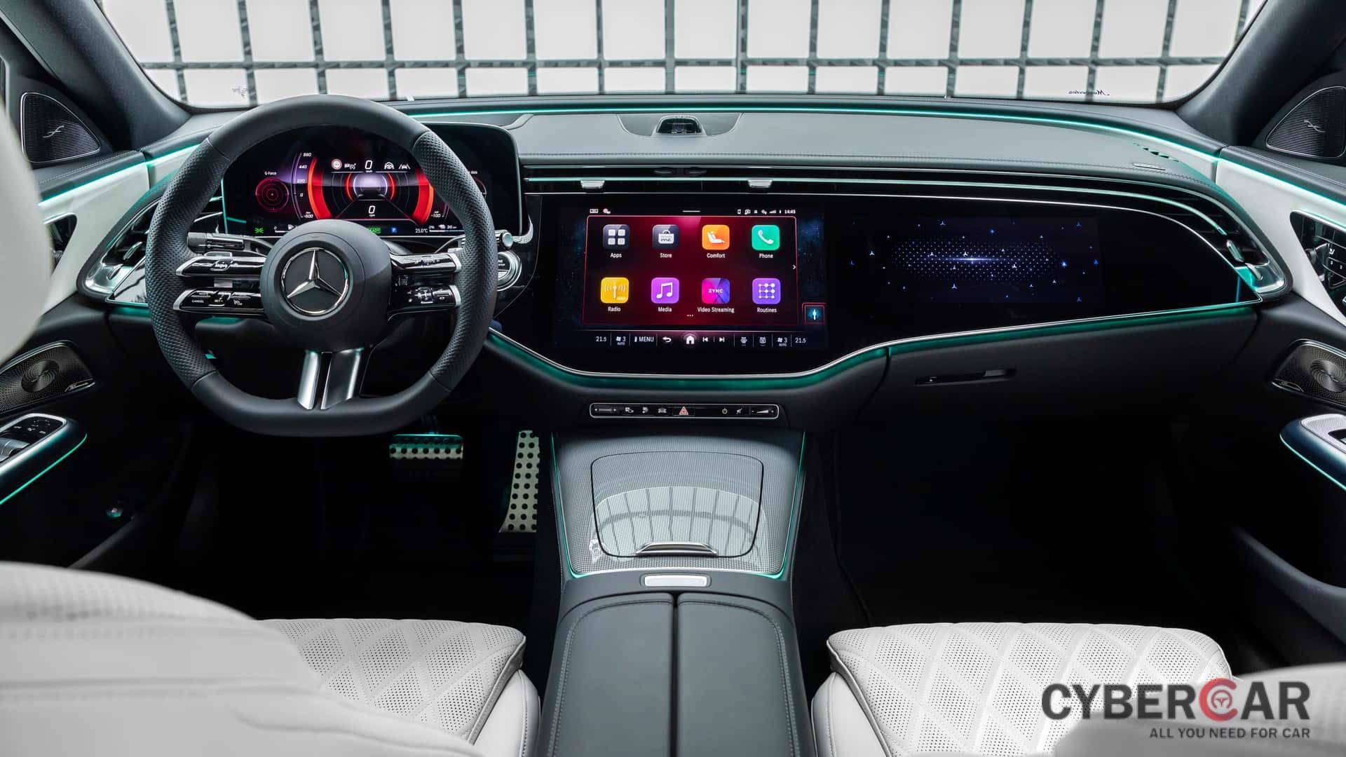 Mercedes-Benz E-Class 2024 chính thức ra mắt: Lấy màn hình bên, camera selfie ra đấu 5-Series? - Ảnh 4.