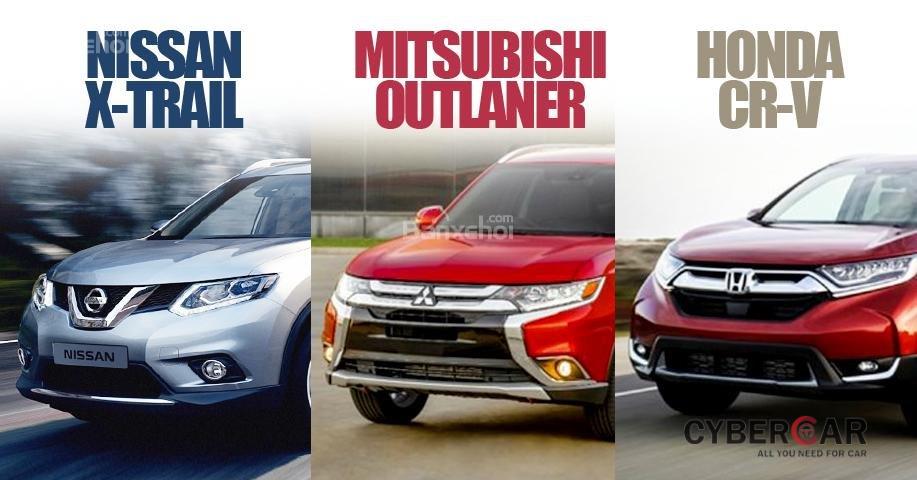 Mua crossover 7 chỗ tầm giá 1 tỷ đồng: Chọn Nissan X-Trail, Honda CR-V và Mitsubishi Outlander