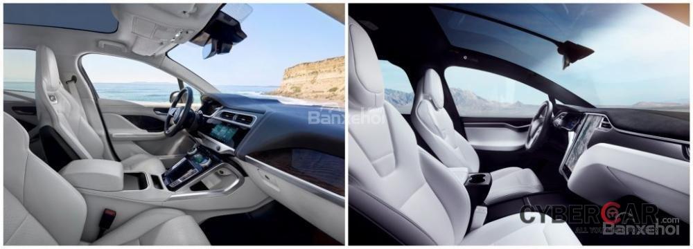 So sánh  hình ảnh giữa Jaguar I-Pace và Tesla Model X - 3b