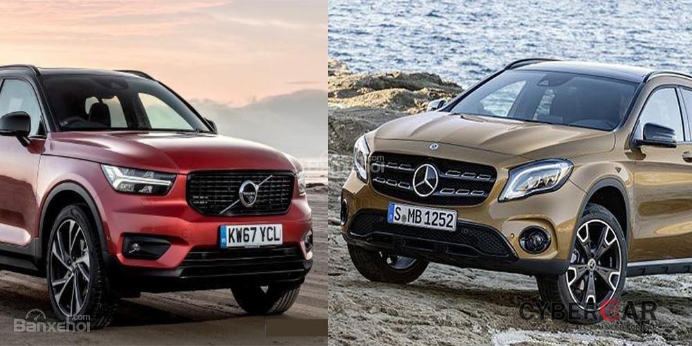 So sánh Volvo XC40 và Mercedes-Benz GLA 2018.