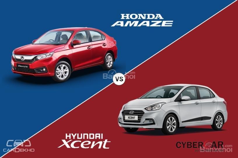 Xe giá rẻ hạng A: Chọn Honda Amaze 2018 hay Hyundai Grand i10 2018? 1