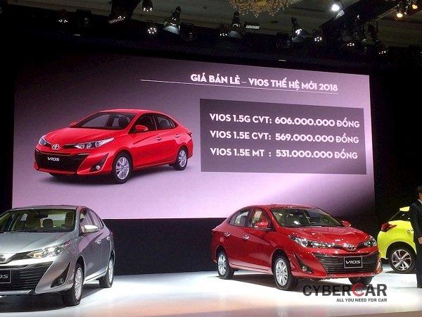 600 triệu, mua xe ô tô mới nào vừa ra mắt Việt Nam? - Toyota Vios..