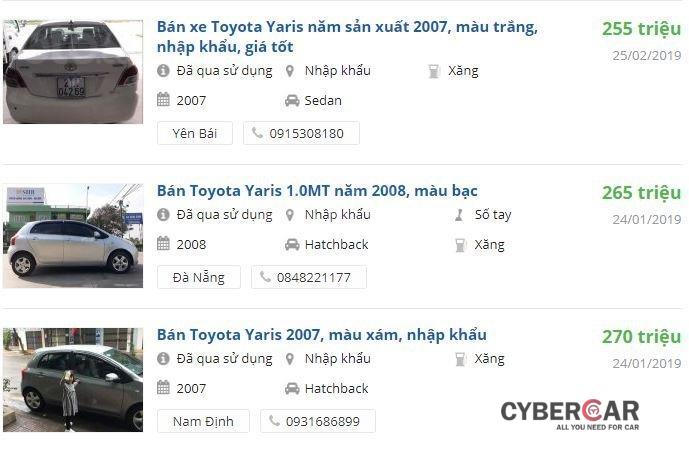 Gợi ý 10 mẫu xe nhỏ gọn cho nữ - Toyota Yaris