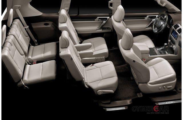Ảnh chụp hệ thống ghế ngồi của Lexus GX 2020.
