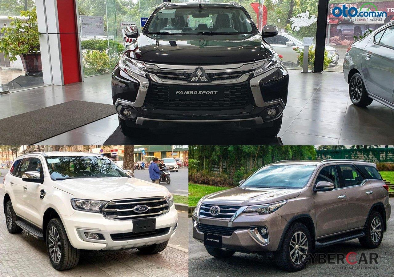 Toyota Fortuner, Mitsubishi Pajero Sport và Ford Everest: Xe nào vận hành tốt? a1