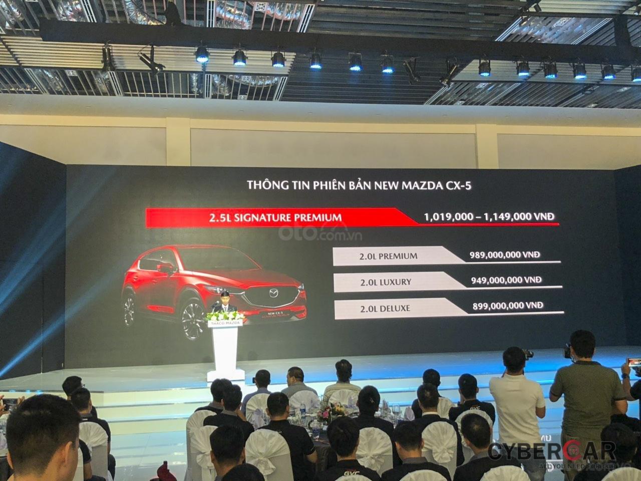 Giá lăn bánh Mazda CX-5 2019 sau khi tăng giá niêm yết a4