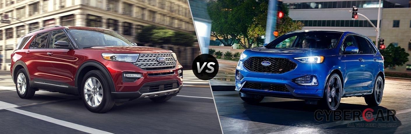So sánh xe Ford Explorer 2020 và Ford Edge 2020 về giá thành