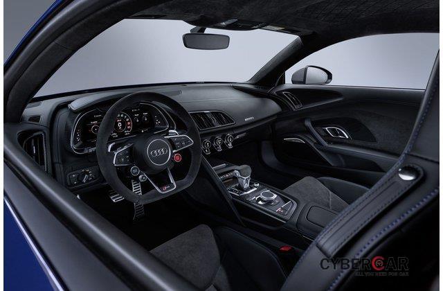 Thiết kế nội thất của Audi R8 2020.