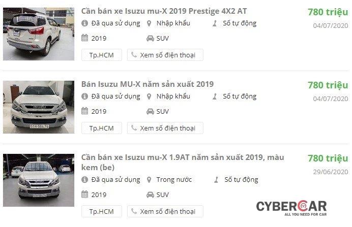 Isuzu Mu-X 2019 đã qua sử dụng giá 780 triệu có đáng mua? 1