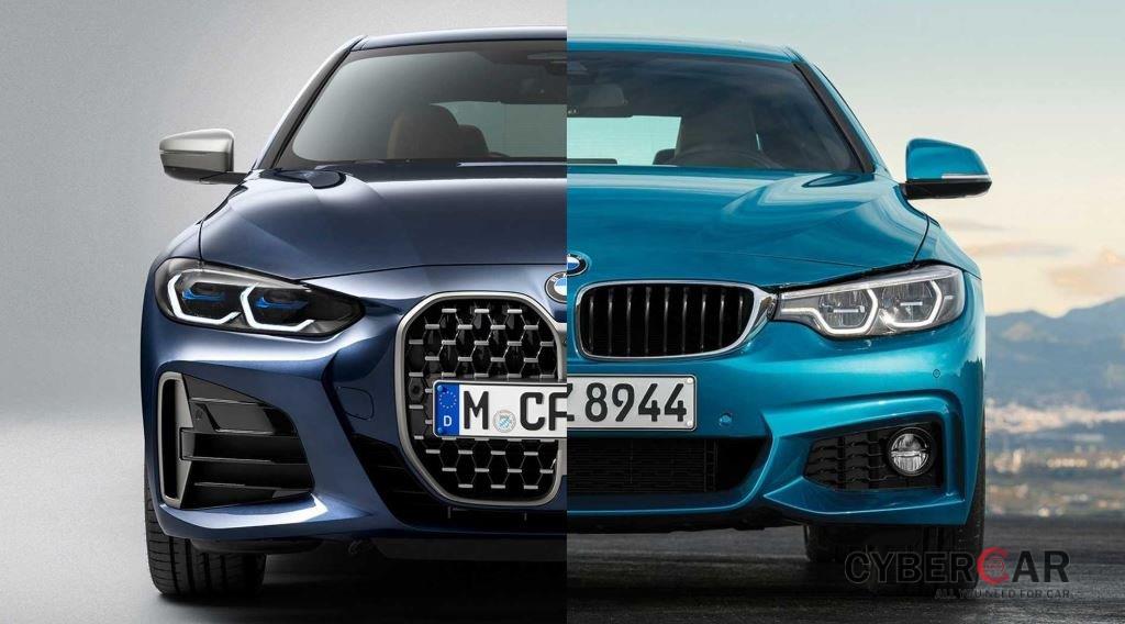 Thiết kế BMW 4-Series 2021 mới khác BMW 4-Series cũ nhiều không ?